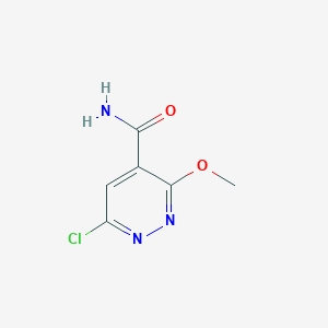 6-Chloro-3-methoxypyridazine-4-carboxamide