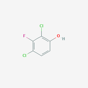 molecular formula C6H3Cl2FO B3351247 2,4-Dichloro-3-fluorophenol CAS No. 343-99-7