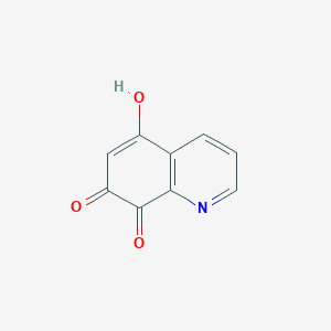 molecular formula C9H5NO3 B3351271 5-Hydroxyquinoline-7,8-dione CAS No. 34535-16-5