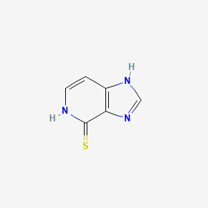 molecular formula C6H5N3S B3351278 1,5-Dihydroimidazo[4,5-c]pyridine-4-thione CAS No. 34550-51-1