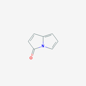 molecular formula C7H5NO B3351302 3H-Pyrrolizin-3-one CAS No. 34610-37-2