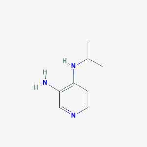 molecular formula C8H13N3 B3351310 4-N-(Propan-2-yl)pyridine-3,4-diamine CAS No. 34654-20-1