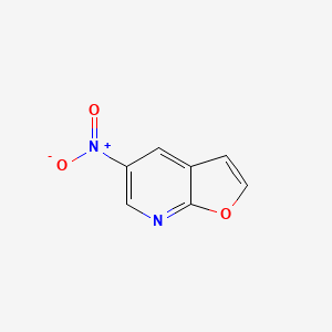 molecular formula C7H4N2O3 B3351319 5-Nitrofuro[2,3-b]pyridine CAS No. 34668-29-6