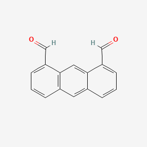 molecular formula C16H10O2 B3351344 1,8-Anthracenedicarboxaldehyde CAS No. 34824-75-4