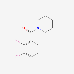 molecular formula C12H13F2NO B3351360 (2,3-Difluorophenyl)(piperidin-1-yl)methanone CAS No. 351038-82-9