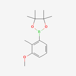 molecular formula C14H21BO3 B3351363 3-Methoxy-2-methylphenylboronic acid pinacol ester CAS No. 351456-69-4