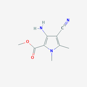 Methyl 3-amino-4-cyano-1,5-dimethyl-1H-pyrrole-2-carboxylate
