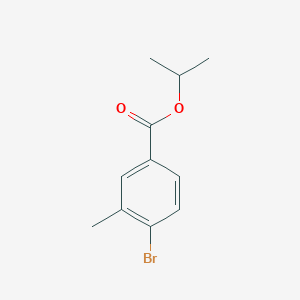 molecular formula C11H13BrO2 B3351441 Isopropyl 4-bromo-3-methylbenzoate CAS No. 360773-73-5