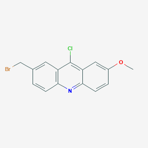 2-(Bromomethyl)-9-chloro-7-methoxyacridine