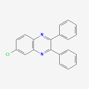 molecular formula C20H13ClN2 B3351478 6-Chloro-2,3-diphenylquinoxaline CAS No. 36305-60-9