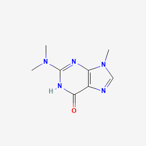 6H-Purin-6-one, 2-(dimethylamino)-1,9-dihydro-9-methyl-