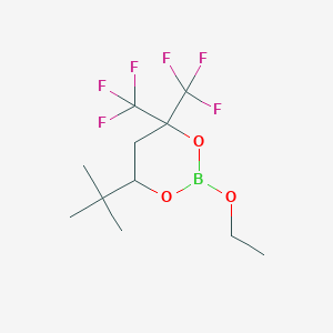 1,3,2-Dioxaborinane, 6-tert-butyl-2-methoxy-4,4-bis(trifluoromethyl)-