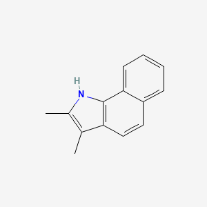 molecular formula C14H13N B3351516 2,3-dimethyl-1H-benzo[g]indole CAS No. 36729-21-2