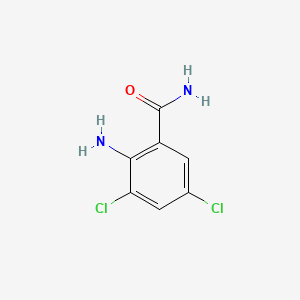 molecular formula C7H6Cl2N2O B3351519 2-Amino-3,5-dichlorobenzamide CAS No. 36765-01-2