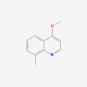 molecular formula C11H11NO B3351556 4-Methoxy-8-methylquinoline CAS No. 37041-28-4
