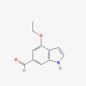 4-Ethoxy-1H-indole-6-carbaldehyde