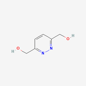 molecular formula C6H8N2O2 B3351567 3,6-Pyridazinedimethanol CAS No. 37444-30-7