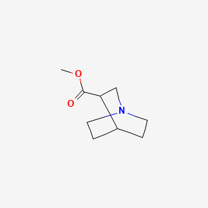 molecular formula C9H15NO2 B3351631 Methyl quinuclidine-3-carboxylate CAS No. 38206-86-9