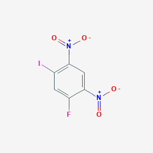 molecular formula C6H2FIN2O4 B3351651 1-Fluoro-5-iodo-2,4-dinitrobenzene CAS No. 38636-12-3