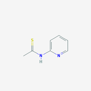 molecular formula C7H8N2S B3351666 N-(Pyridin-2-yl)ethanethioamide CAS No. 38912-40-2
