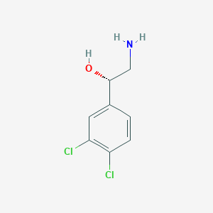 molecular formula C8H9Cl2NO B3351683 (1S)-2-amino-1-(3,4-dichlorophenyl)ethan-1-ol CAS No. 390406-08-3