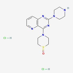 2-Piperazino-4-(1'-oxido-thiomorpholino)pyrido(3,2-d)pyrimidine dihydrochloride