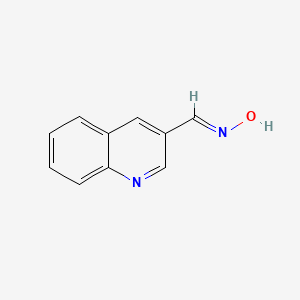molecular formula C10H8N2O B3351802 Quinoline-3-carbaldehyde oxime CAS No. 39977-73-6