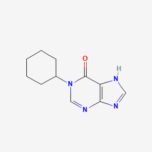 1-cyclohexyl-7H-purin-6-one