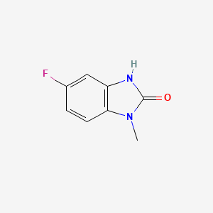 molecular formula C8H7FN2O B3351825 5-Fluoro-1-methyl-1H-benzo[d]imidazol-2(3H)-one CAS No. 401567-11-1