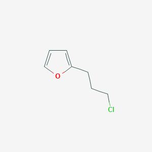 molecular formula C7H9ClO B3351882 2-(3-Chloropropyl)furan CAS No. 40517-25-7