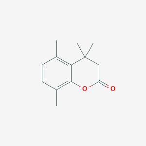 molecular formula C13H16O2 B3351911 4,4,5,8-Tetramethyl-chroman-2-one CAS No. 40662-15-5
