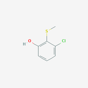 molecular formula C7H7ClOS B3351916 3-Chloro-2-(methylsulfanyl)phenol CAS No. 406935-22-6