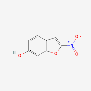 molecular formula C8H5NO4 B3351917 2-Nitro-1-benzofuran-6-ol CAS No. 40739-72-8