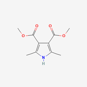 molecular formula C10H13NO4 B3351932 dimethyl 2,5-dimethyl-1H-pyrrole-3,4-dicarboxylate CAS No. 40801-09-0
