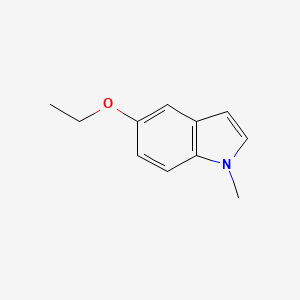 molecular formula C11H13NO B3351934 5-ethoxy-1-methyl-1H-indole CAS No. 408312-39-0