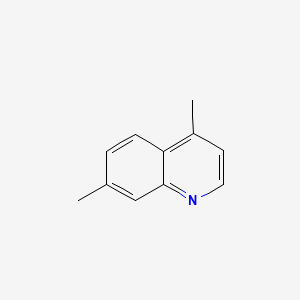 molecular formula C11H11N B3351950 4,7-Dimethylquinoline CAS No. 40941-54-6