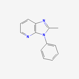 molecular formula C13H11N3 B3351987 2-Methyl-3-phenyl-3H-imidazo[4,5-b]pyridine CAS No. 41231-01-0