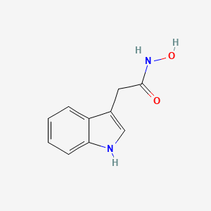 molecular formula C10H10N2O2 B3352080 N-hydroxy-2-(1H-indol-3-yl)acetamide CAS No. 41944-83-6