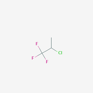 molecular formula C3H4ClF3 B3352106 2-Chloro-1,1,1-trifluoropropane CAS No. 421-47-6