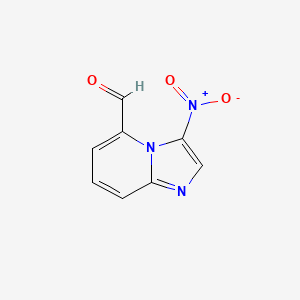 3-Nitroimidazo[1,2-a]pyridine-5-carbaldehyde