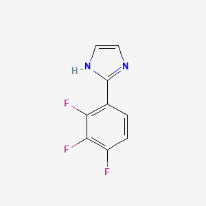 molecular formula C9H5F3N2 B3352215 2-(2,3,4-Trifluorophenyl)-1H-imidazole CAS No. 438554-18-8