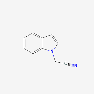 molecular formula C10H8N2 B3352226 1H-Indole-1-acetonitrile CAS No. 4414-73-7