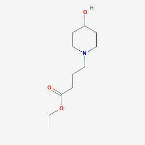 Ethyl 4-(4-hydroxypiperidin-1-yl)butanoate