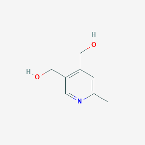 molecular formula C8H11NO2 B3352336 3,4-Pyridinedimethanol, 6-methyl- CAS No. 4664-11-3