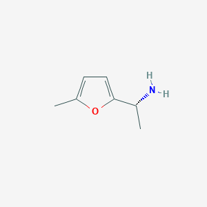 molecular formula C7H11NO B3352364 (R)-1-(5-Methylfuran-2-yl)ethanamine CAS No. 473733-22-1