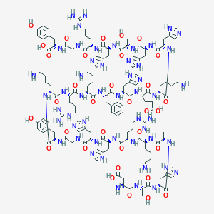 molecular formula C133H195N51O33 B033525 Histatin 5 CAS No. 104339-66-4