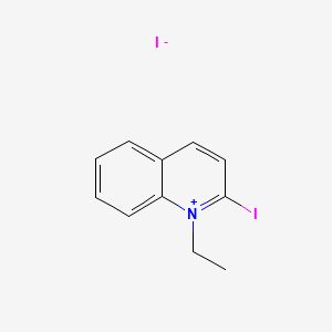 1-Ethyl-2-iodoquinolinium iodide