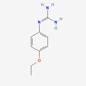molecular formula C9H13N3O B3352512 2-(4-Ethoxyphenyl)guanidine CAS No. 48138-07-4