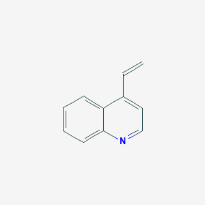 molecular formula C11H9N B3352565 4-Vinylquinoline CAS No. 4945-29-3