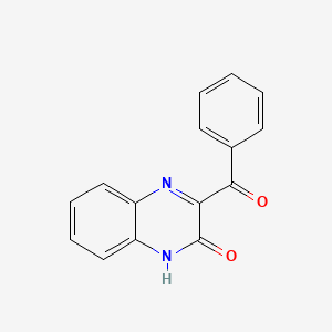 molecular formula C15H10N2O2 B3352571 3-benzoyl-1H-quinoxalin-2-one CAS No. 49568-76-5
